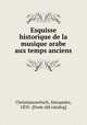 Esquisse historique de la musique arabe aux temps anciens, Christianowitsch, Alexandre, 1835- [from old catalog] 