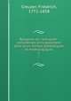 Religions de l`antiquit : considres principalement dans leurs formes symboliques et mythologiques. 1, Creuzer, Friedrich, 1771-1858 