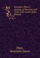 Socrates: Plato`s apology of Socrates and Crito, with a part of his Phaedo, Plato, Benjamin Jowett 