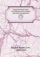 Experimental tests of mathematical ability and their prognostic value. no. 89, Rogers, Agnes Low, 1884-1943 