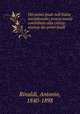 Dei primi feudi nell`Italia meridionale; ovvero nuovo contributo alla critica storica dei primi feudi, Rinaldi, Antonio, 1840-1898 