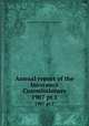 Annual report of the Insurance Commissioners. 1907 pt.1, Massachusetts. Insurance Commissioners 
