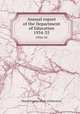 Annual report of the Department of Education. 1934-35, Massachusetts. Dept. of Education 