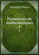 Formulaire de mathmatiques. 4, Giuseppe Peano 