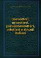 Imenotteri, neurotteri, pseudoneurotteri, ortotteri e rincoti italiani, Griffini, Achille,Metcalf Collection (North Carolina State University). NCRS 