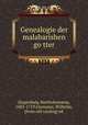 Genealogie der malabarishen gotter, Ziegenbalg, Bartholomaeus, 1683-1719,Germann, Wilhelm, [from old catalog] ed 