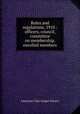Rules and regulations, 1910 : officers, council, committee on membership, enrolled members, American Clan Gregor Society 