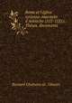 Rome et l`glise syrienne-maronite d`Antioche (517-1531).: Thses, documents ., Bernard Ghobaira al-. Ghaziri 