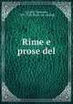 Rime e prose del, Crudeli, Tommaso, 1703-1745. [from old catalog] 