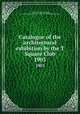 Catalogue of the architectural exhibition by the T Square Club. 1903, T Square Club (Philadelphia, Pa.),American Institute of Architects. Philadelphia Chapter 