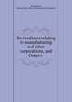 Revised laws relating to manufacturing and other corporations, and Chapter ., Massachusetts, Massachusetts. Dept. of Corporations and Taxation 