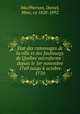 Etat des ramonages de la ville et des faubourgs de Qubec microforme : depuis le 1er novembre 1769 jusqu` octobre 1770, MacPherson, Daniel, Mme, ca 1828-1892 