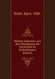 Meister Johannes, aus dem Werdegang der Deutschen in Siebenbrgen, Roman;, Hajek, Egon, 1888- 