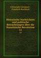 Historische Nachrichten und politische Betrachtungen ber die franzsische Revolution. 12, Christoph Girtanner , Friedrich Buchholz 
