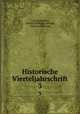 Historische Vierteljahrschrift. 3, Ludwig Quidde, Gerhard Wolfgang Seeliger, Erich Brandenburg 