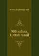 988 sufara.kuttab.rasail, www.akademya.net 
