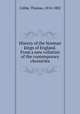 History of the Norman kings of England. From a new collation of the contemporary chronicles, Cobbe, Thomas, 1814-1882 