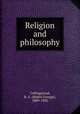 Religion and philosophy, Collingwood, R. G. (Robin George), 1889-1943 