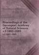 Proceedings of the Davenport Academy of Natural Sciences. v.5 1885-1889, Davenport Academy of Natural Sciences 