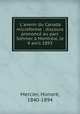 L`avenir du Canada microforme : discours prononc au parc Sohmer Montral, le 4 avril 1893, 