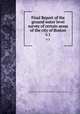 Final Report of the ground water level survey of certain areas of the city of Boston. v.1, United States. Works Progress Administration,Boston (Mass.). Building Dept 
