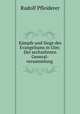 Kmpfe und Siege des Evangeliums in Ulm: Der sechzehnten General-versammlung ., Rudolf Pfleiderer 