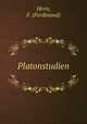 Platonstudien, Horn, F. (Ferdinand) 
