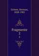 Fragmente. 2, Grimm, Herman, 1828-1901 