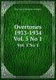 Overtones 1933-1934. Vol. 5 No 1, The Curtis Institute of Music 