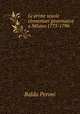 Le prime scuole elementari governative a Milano 1773-1796, Baldo Peroni 