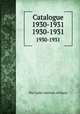 Catalogue 1930-1931. 1930-1931, The Curtis Institute of Music 