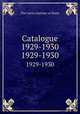 Catalogue 1929-1930. 1929-1930, The Curtis Institute of Music 