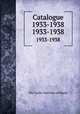 Catalogue 1933-1938. 1933-1938, The Curtis Institute of Music 