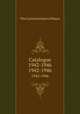 Catalogue 1942-1946. 1942-1946, The Curtis Institute of Music 