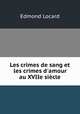 Les crimes de sang et les crimes d