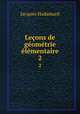 Lecons de geometrie elementaire, Jacques Hadamard 