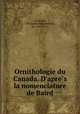 Ornithologie du Canada. D