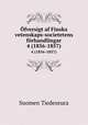 fversigt af Finska vetenskaps-societetens frhandlingar. 4 (1856-1857), Suomen Tiedeseura 