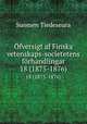fversigt af Finska vetenskaps-societetens frhandlingar. 18 (1875-1876), Suomen Tiedeseura 