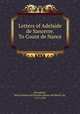 Letters of Adelaide de Sancerre. To Count de Nance, Marie Jeanne de Mezieres Riccoboni 