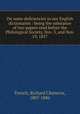On some deficiencies in our English dictionaries : being the substance of two papers read before the Philological Society, Nov. 5, and Nov. 19, 1857, Trench, Richard Chenevix, 1807-1886 
