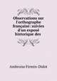 Observations sur l