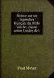 Notice sur un legendier francais du XIIIe siecle: classe selon l