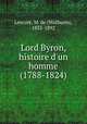 Lord Byron, histoire d