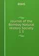 Journal of the Bombay Natural History Society 1 3, BNHS 
