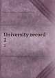 University record. 2, University of the State of Florida,University of Florida 