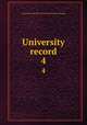University record. 4, University of the State of Florida,University of Florida 