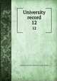 University record. 12, University of the State of Florida,University of Florida 