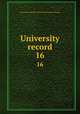 University record. 16, University of the State of Florida,University of Florida 