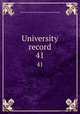 University record. 41, University of the State of Florida,University of Florida 